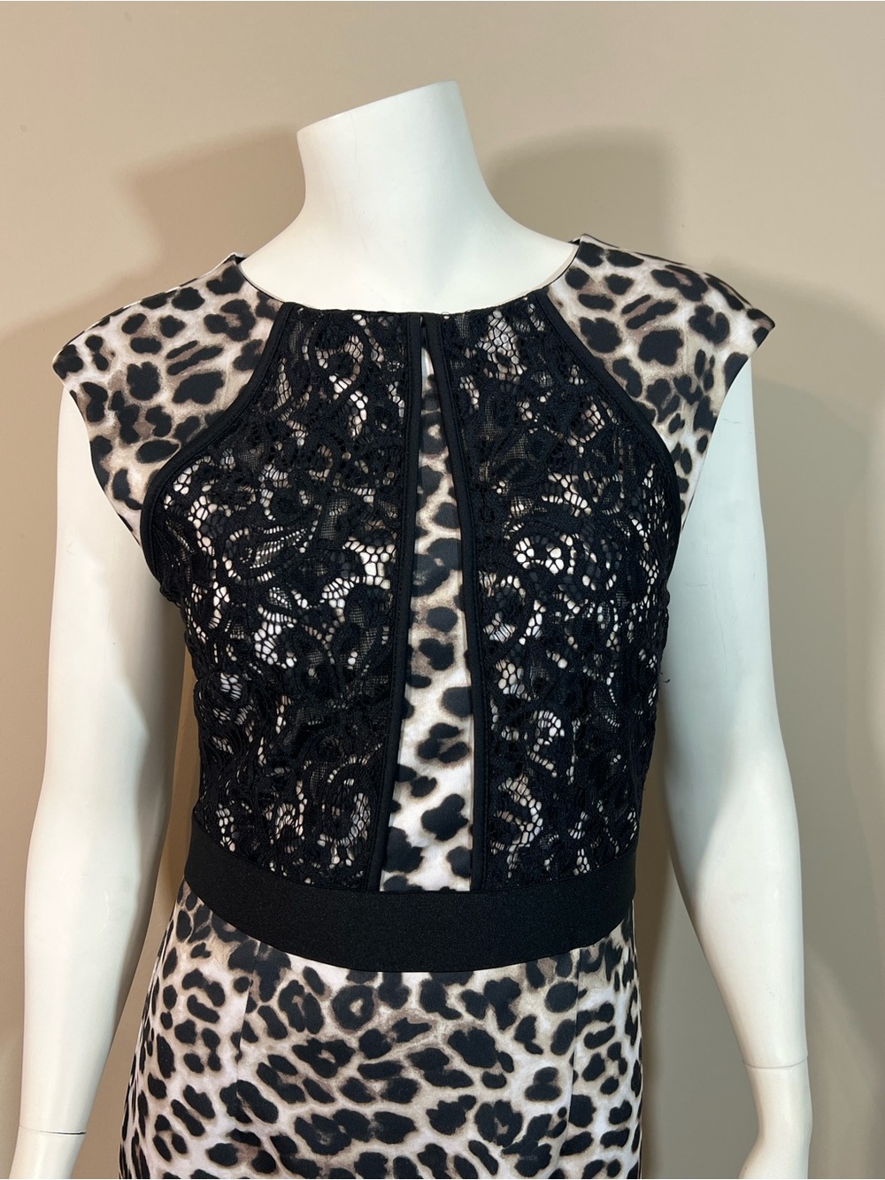 New York & Company Leopard Sheath Dress - Picture 2 of 6